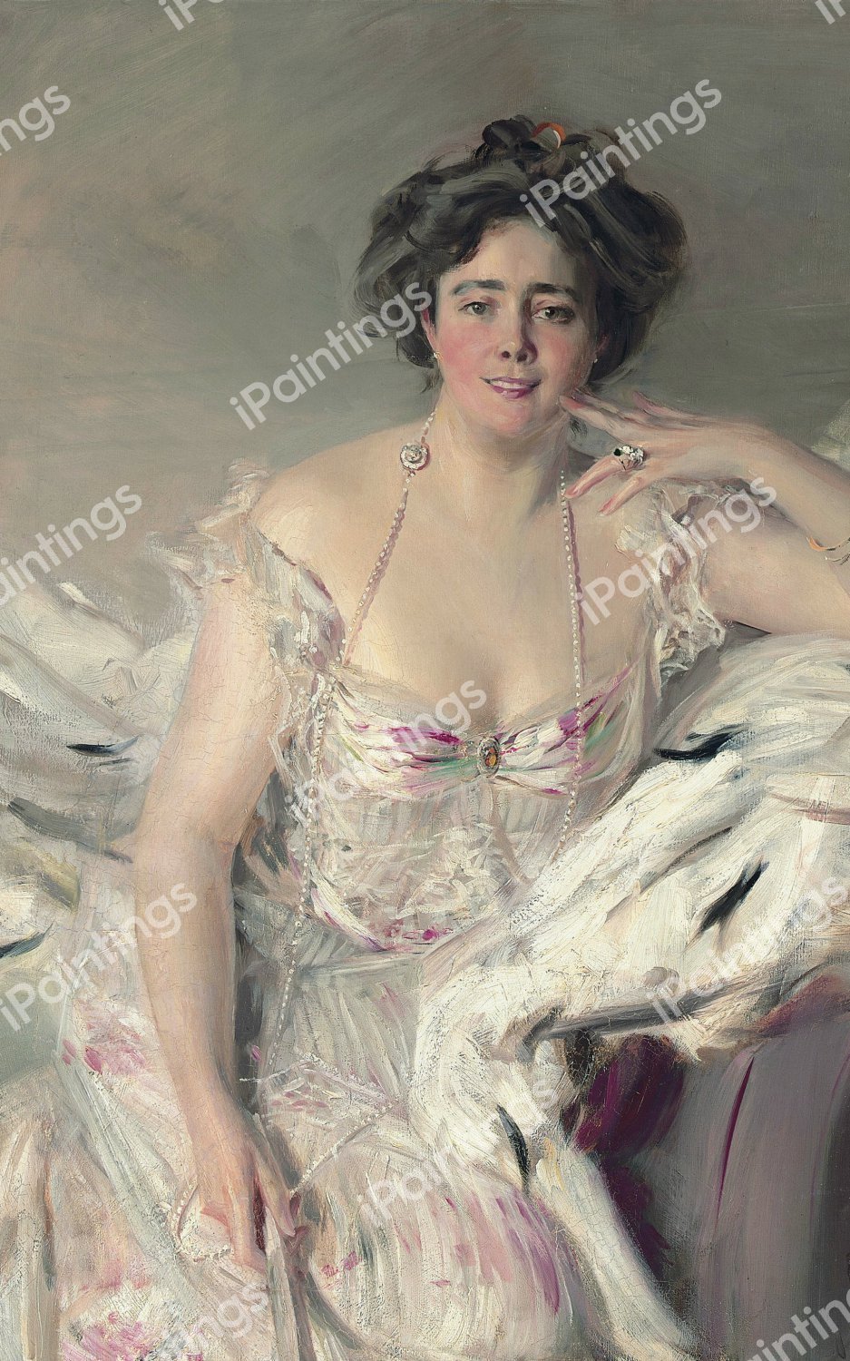 Lady Nanne Schrader, 1903. The painting by Giovanni Boldini