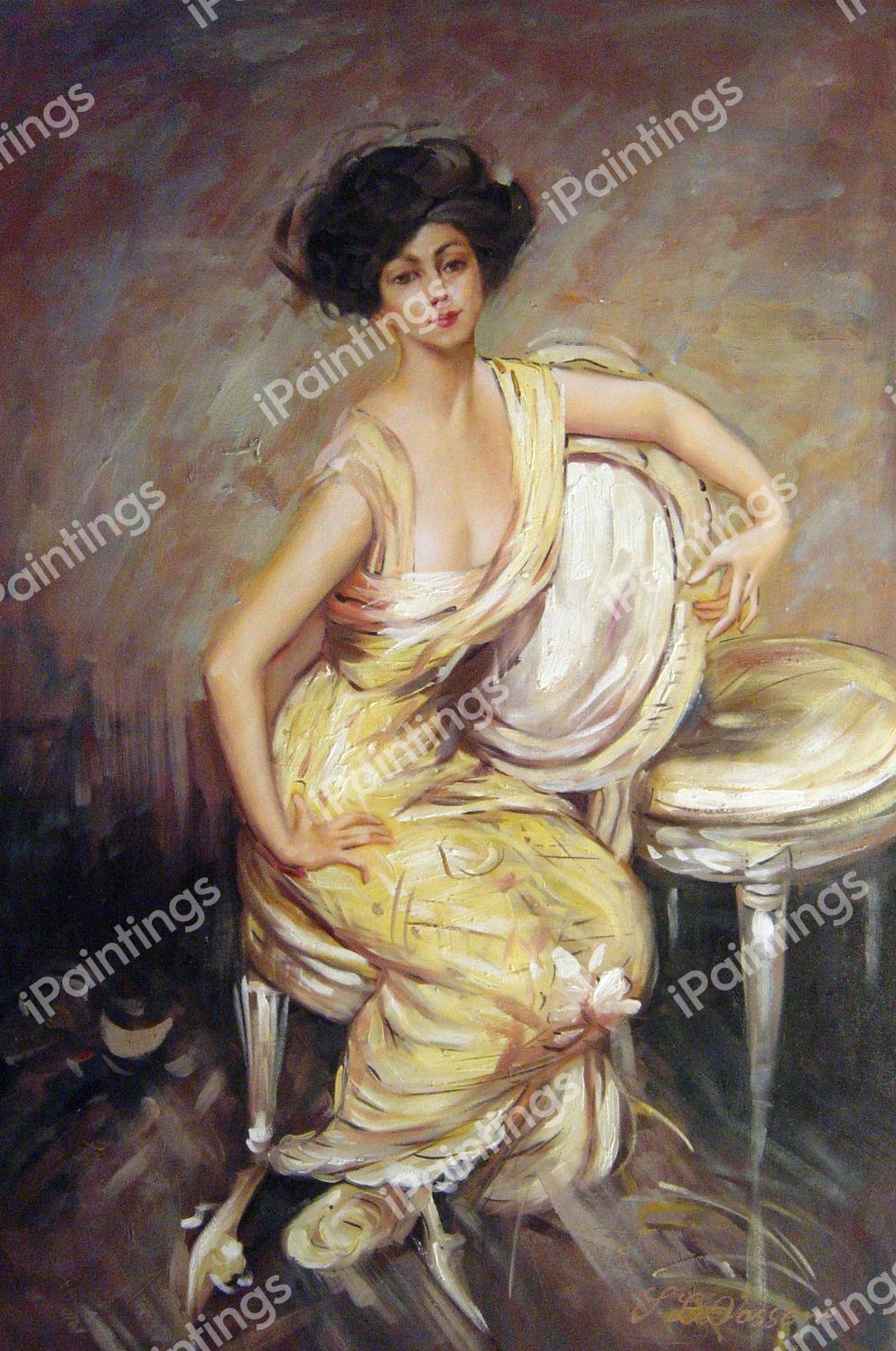 Portrait of Rita de Acosta Lydig. The painting by Giovanni Boldini