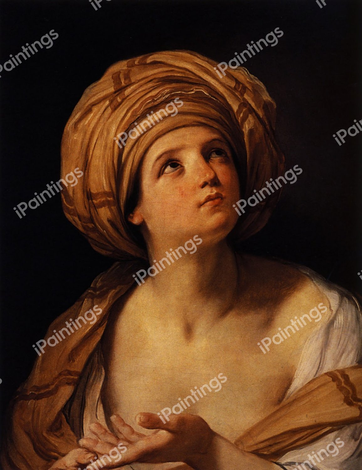 Sibylle. The painting by Guido Reni