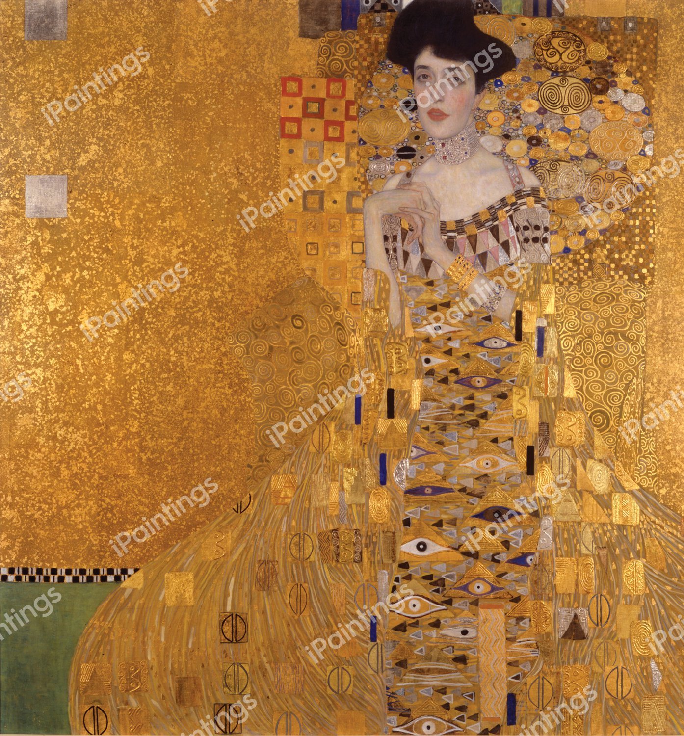Adele Bloch-Bauer I. The painting by Gustav Klimt