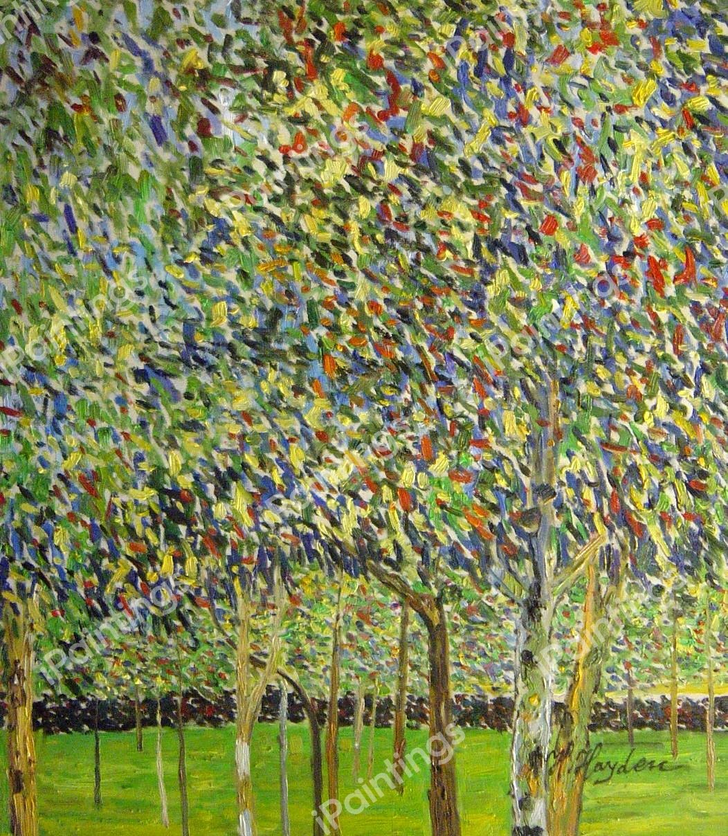 Pear Tree. The painting by Gustav Klimt