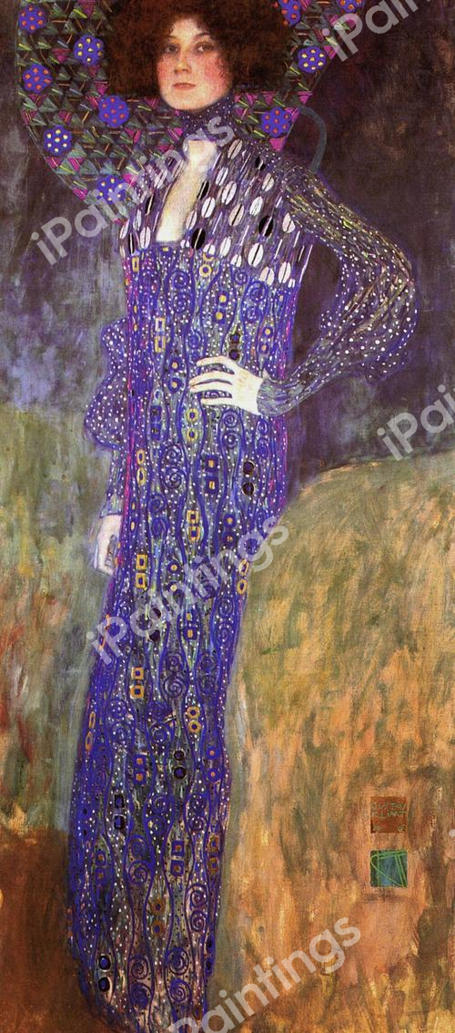 Portrait Of Emilie Floge. The painting by Gustav Klimt