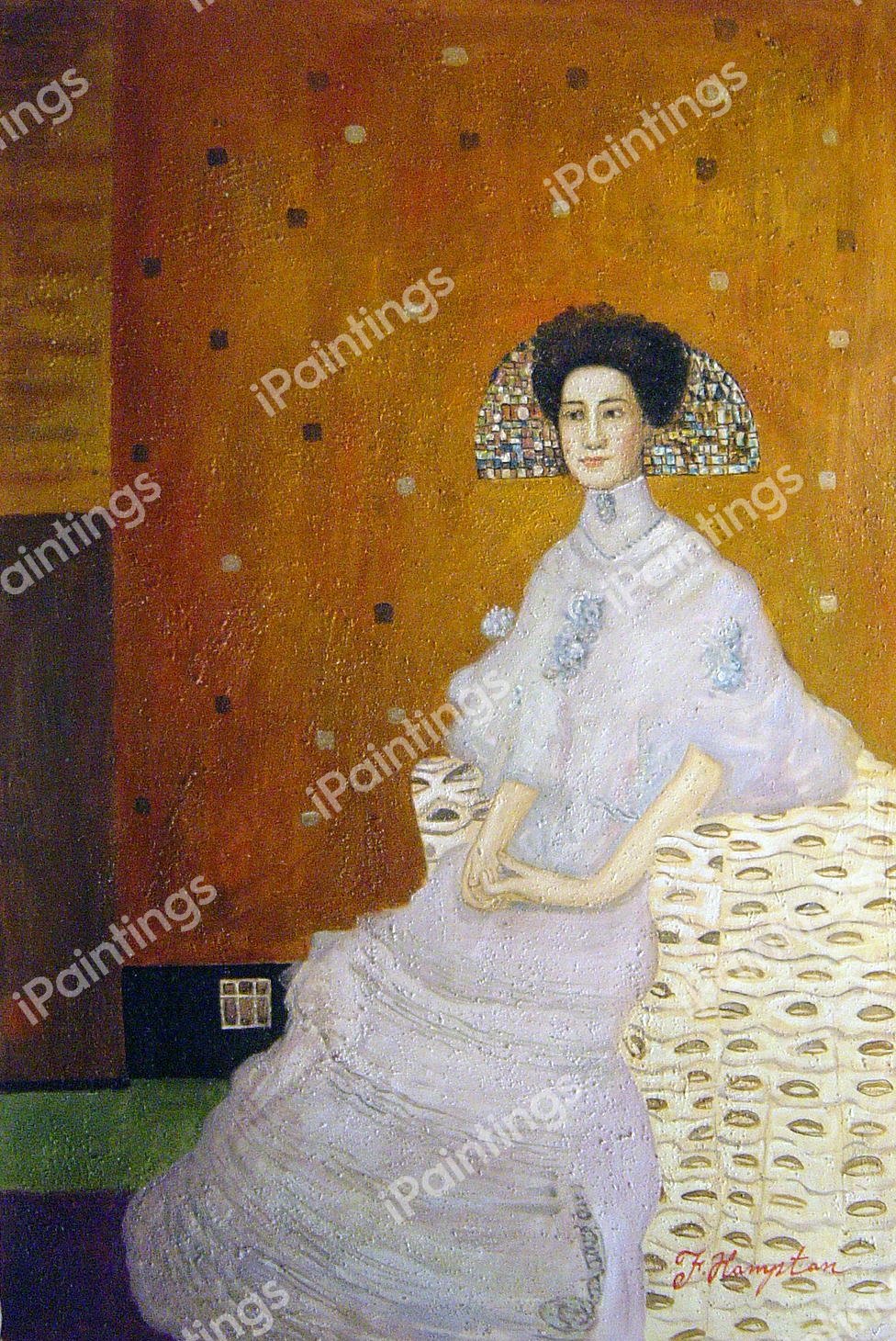 Portrait Of Fritza Riedler. The painting by Gustav Klimt