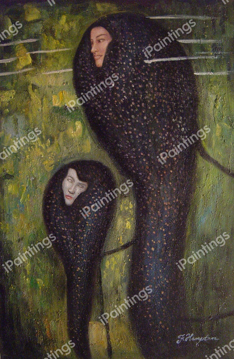 Silverfish. The painting by Gustav Klimt