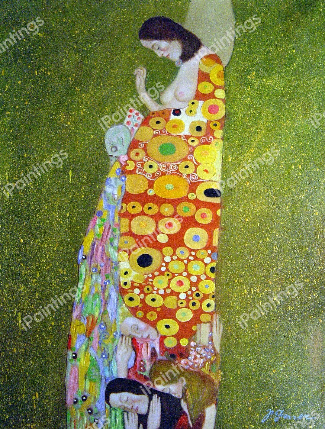 The Hope II. The painting by Gustav Klimt