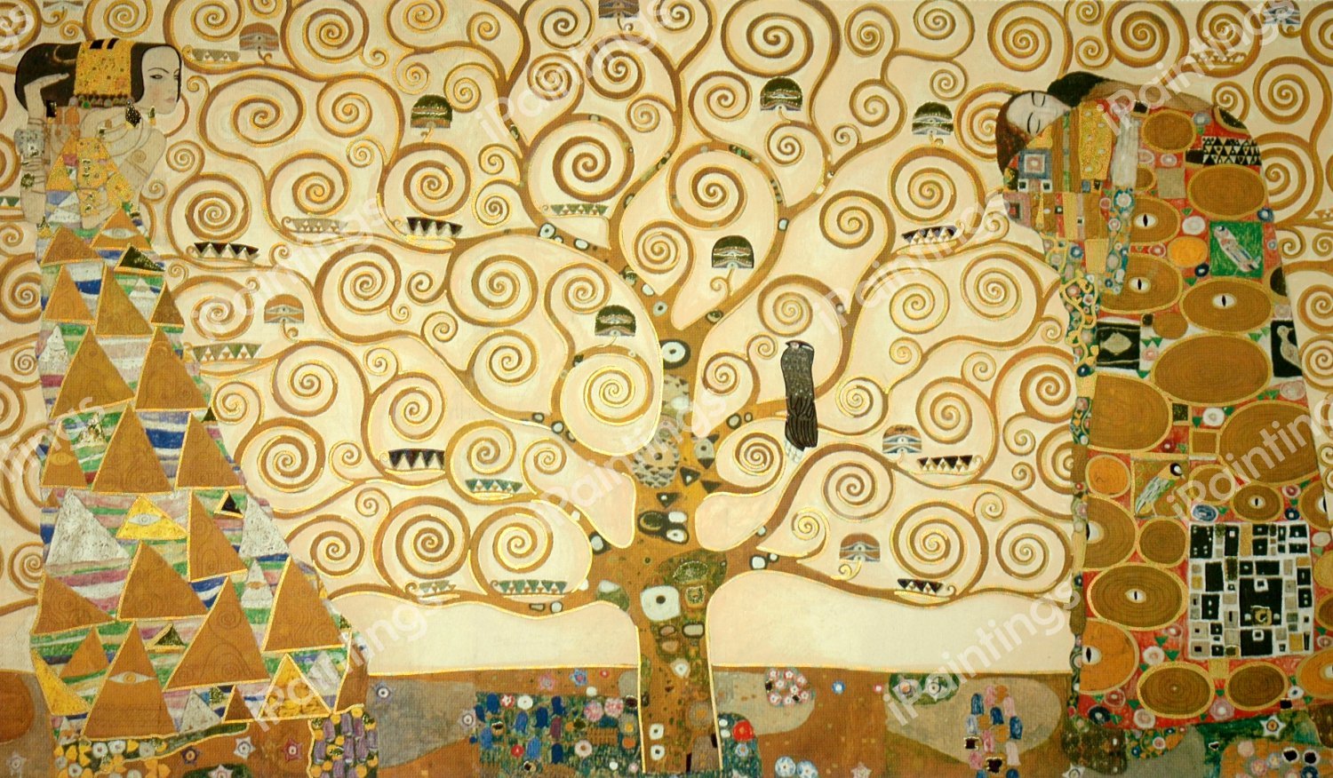 Tree of Life. The painting by Gustav Klimt