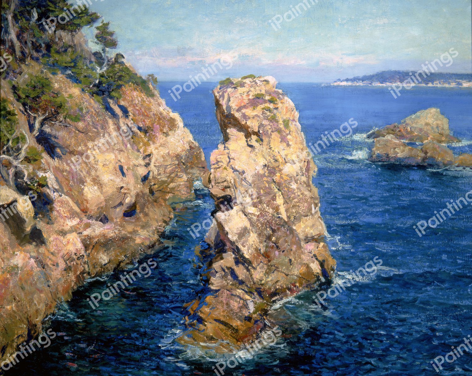Point Lobos, 1918. The painting by Guy Rose
