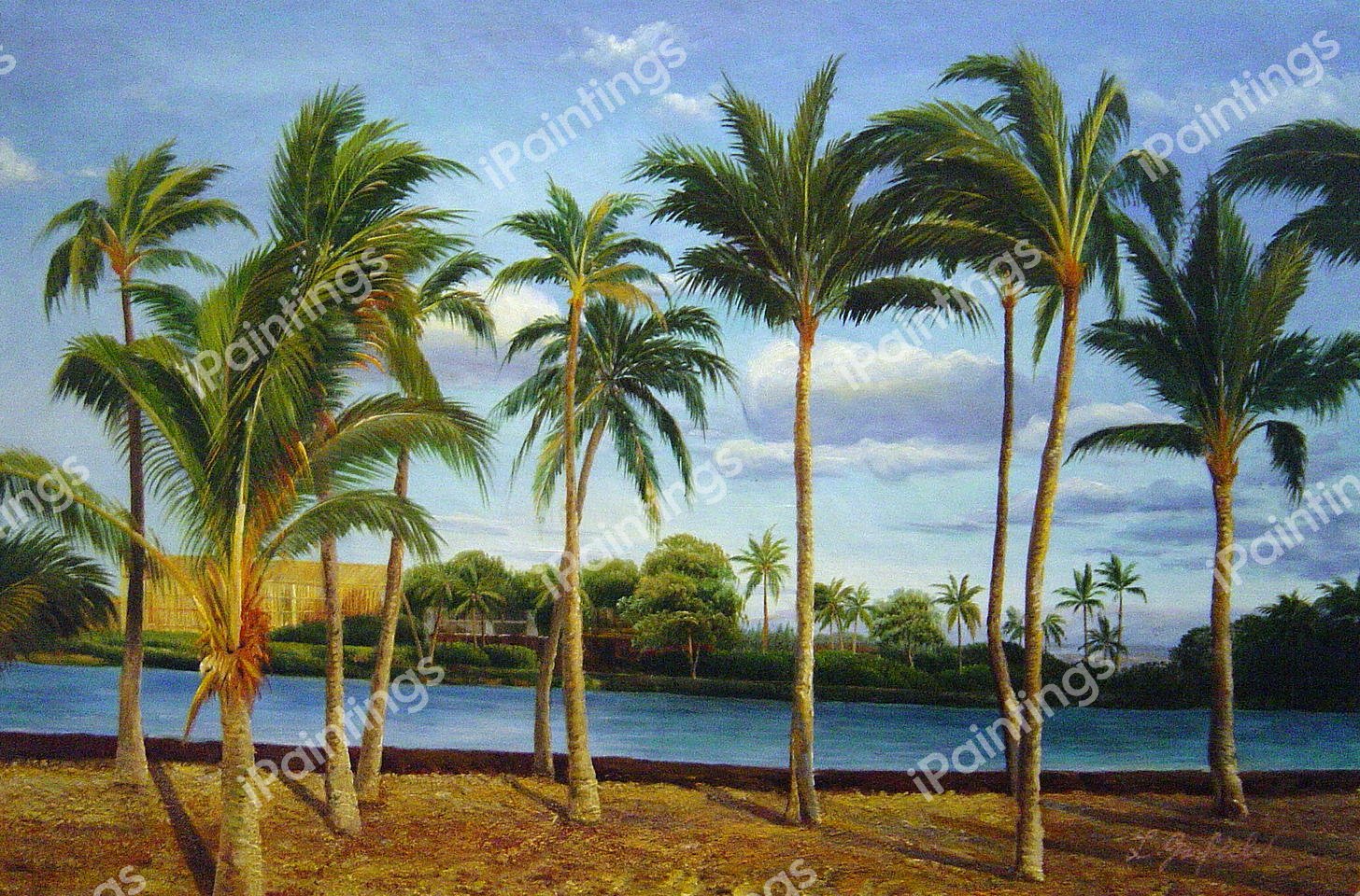 Hawaiian Paradise. The painting by Our Originals