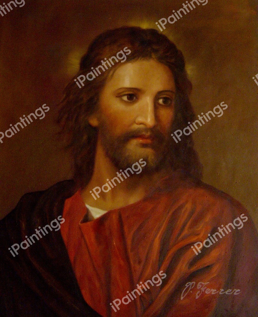 Christ At Thirty-Three. The painting by Heinrich Hofmann