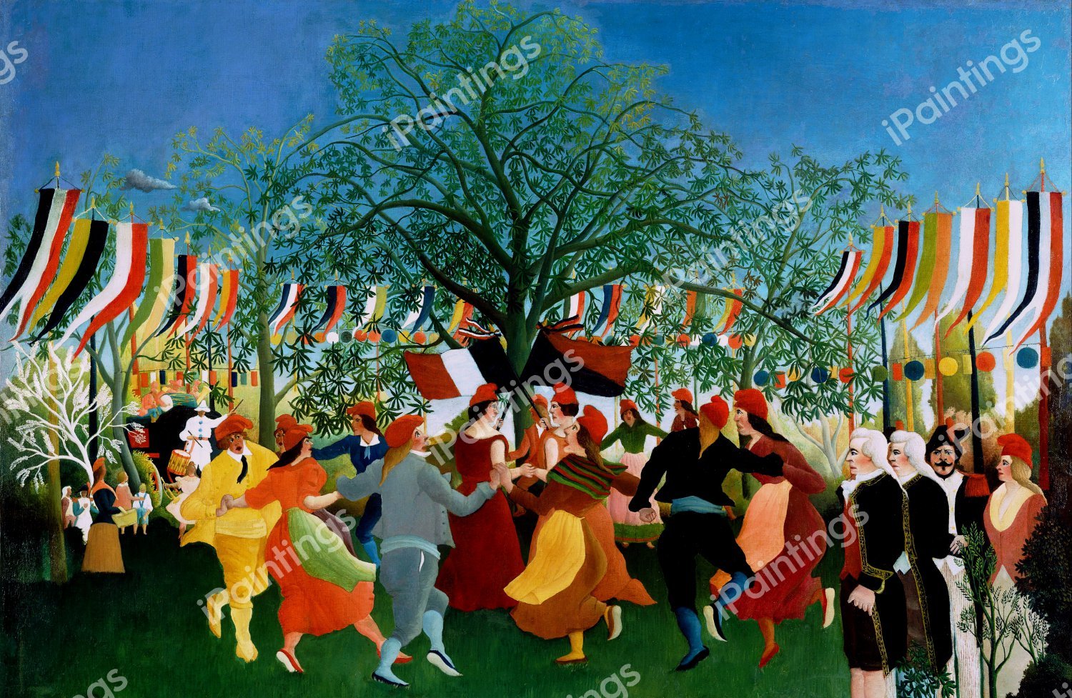 Centennial of Independence. The painting by Henri Rousseau