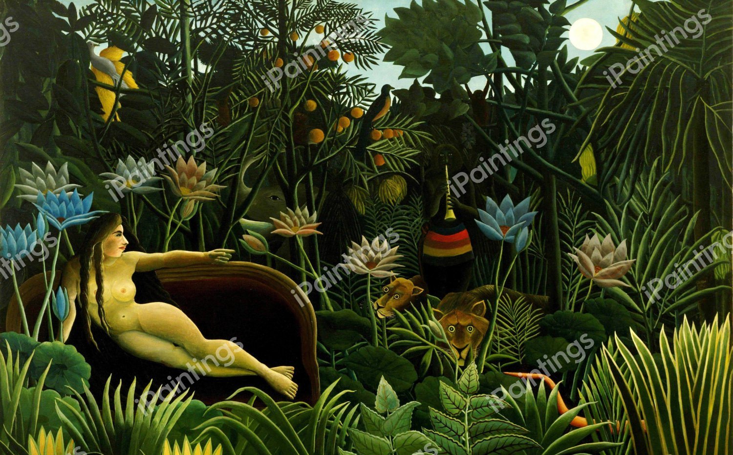 Dream. The painting by Henri Rousseau