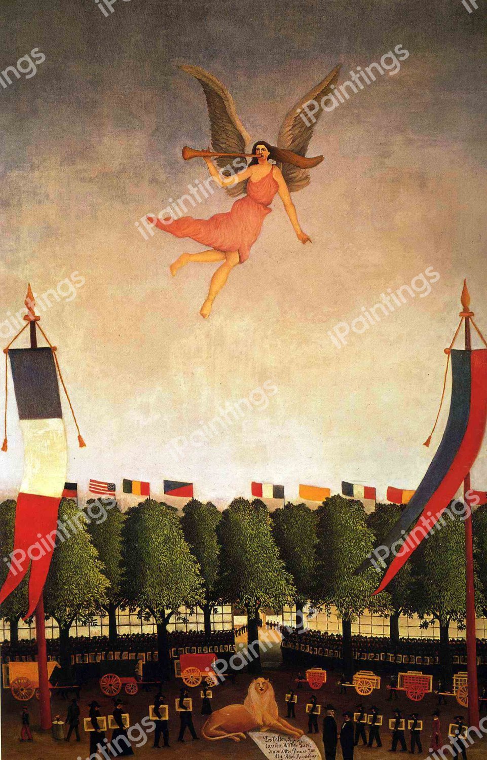 Liberty Inviting Artists to Take Part in the 22nd Exhibition of the Society of Independent Artists. The painting by Henri Rousseau