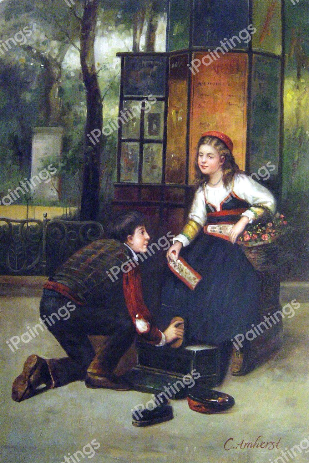 Fair Exchange. The painting by Henry Mosler