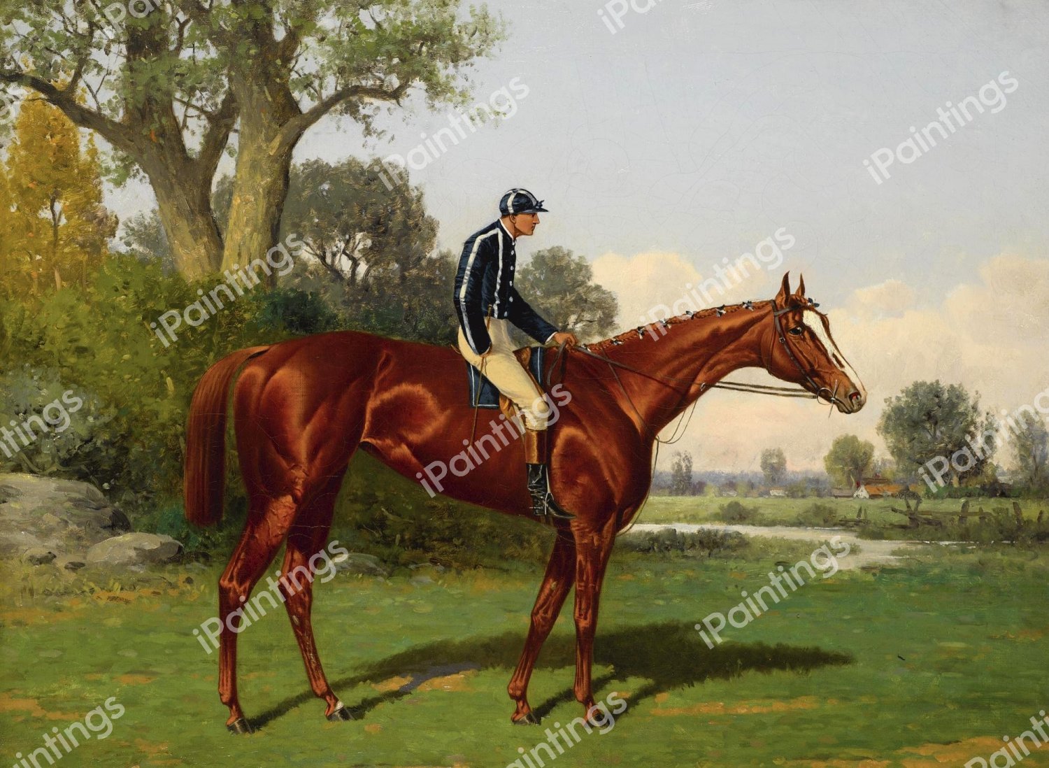 Hanospun. The painting by Henry Stull