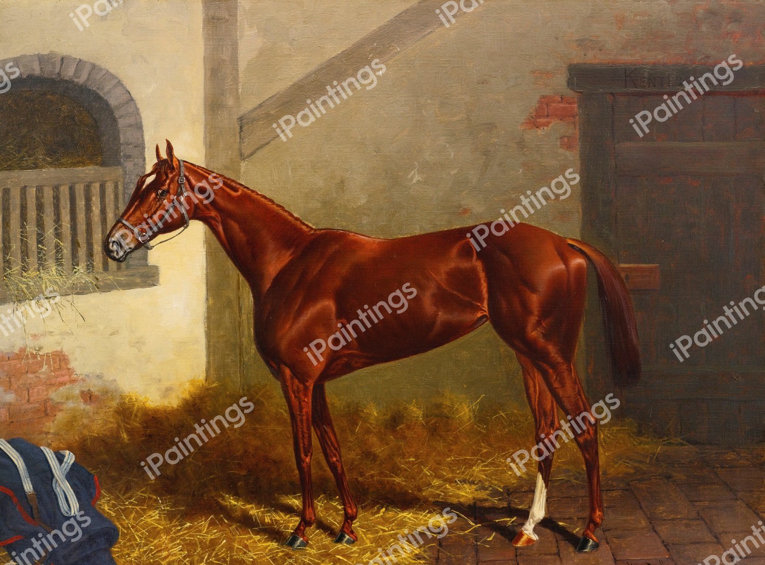 Kentigerna. The painting by Henry Stull