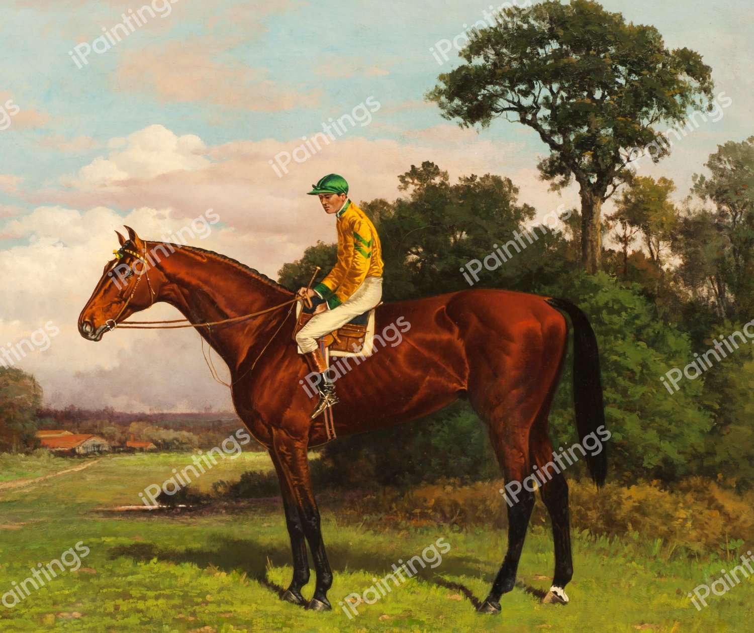 The Parader. The painting by Henry Stull