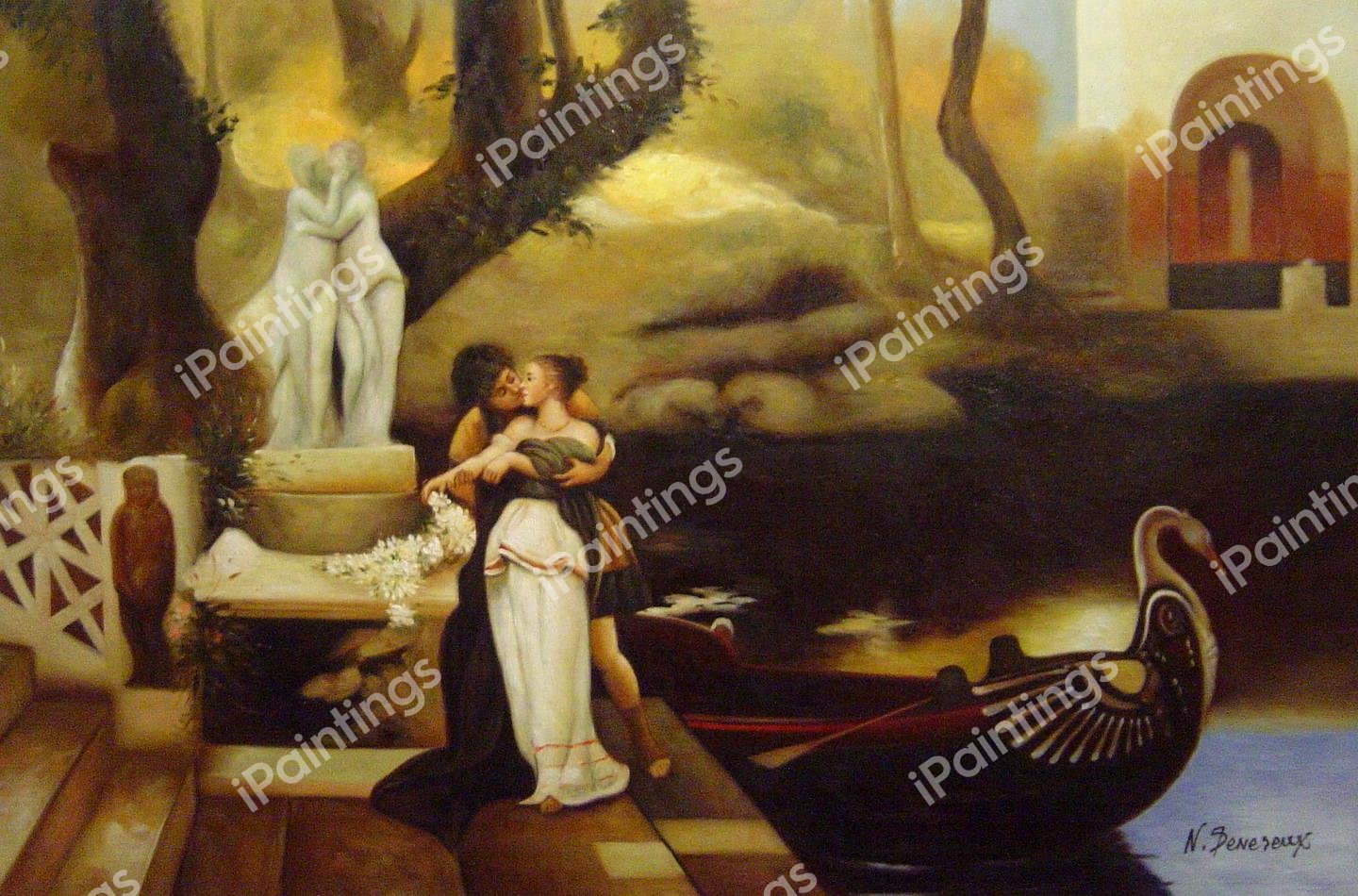 Following The Example Of The Gods. The painting by Henryk Siemiradzki