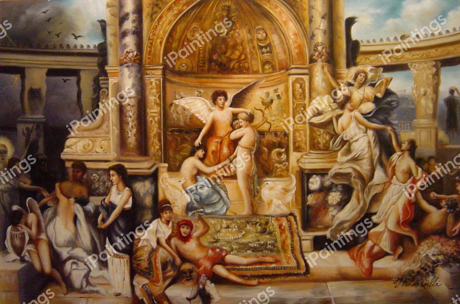 Kurtyna. The painting by Henryk Siemiradzki