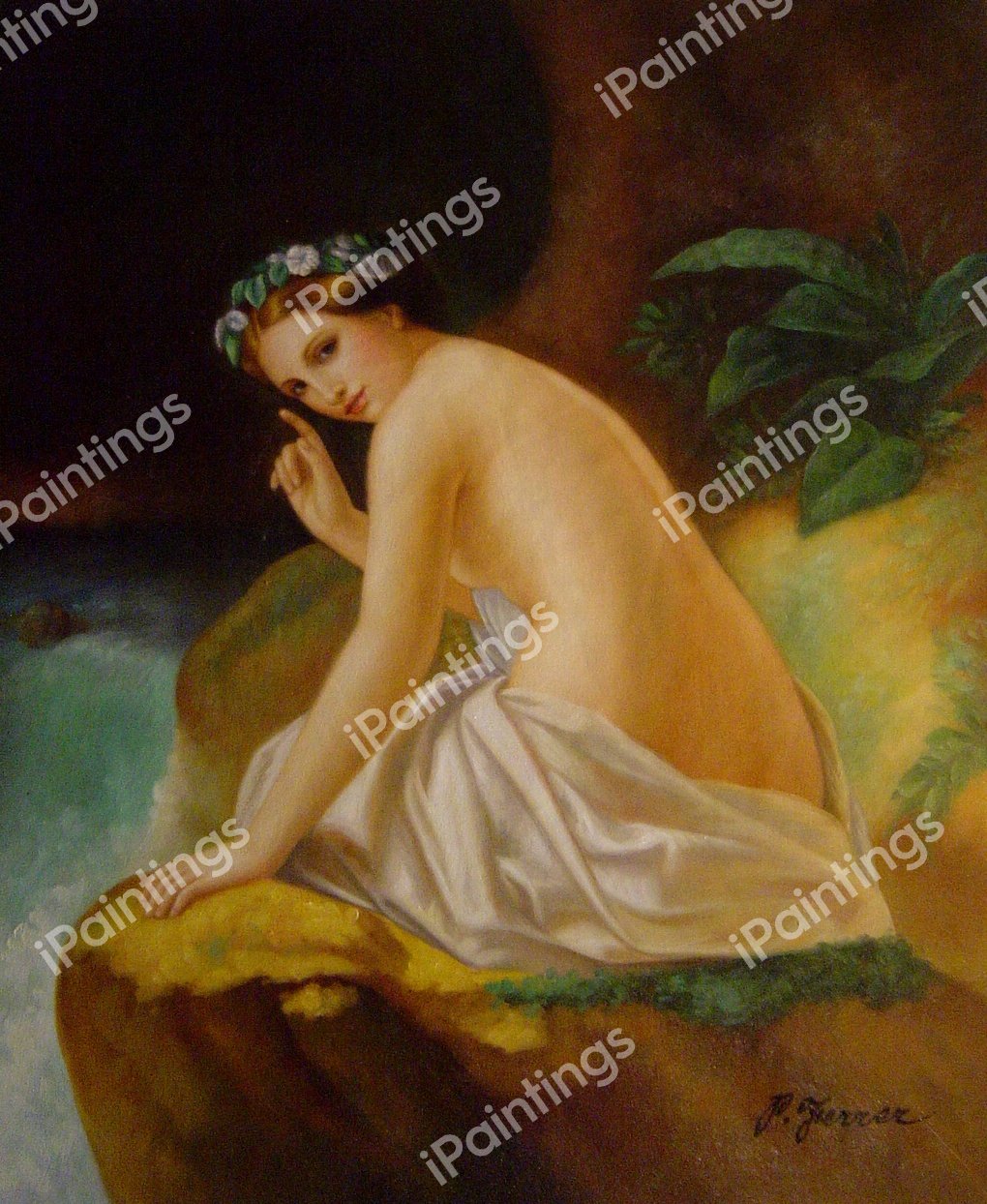 Nymph. The painting by Henryk Siemiradzki