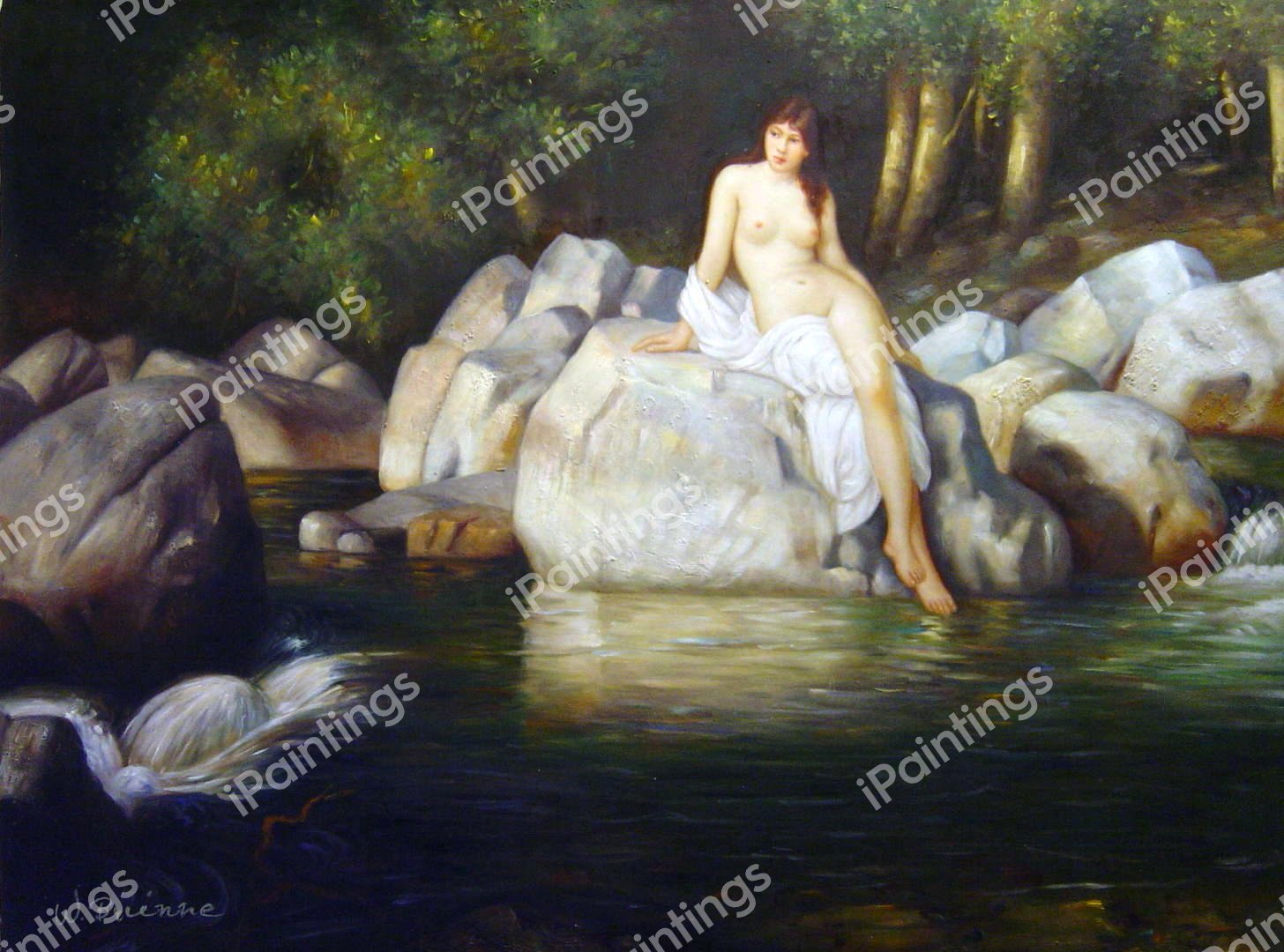 Kelpie. The painting by Herbert Draper