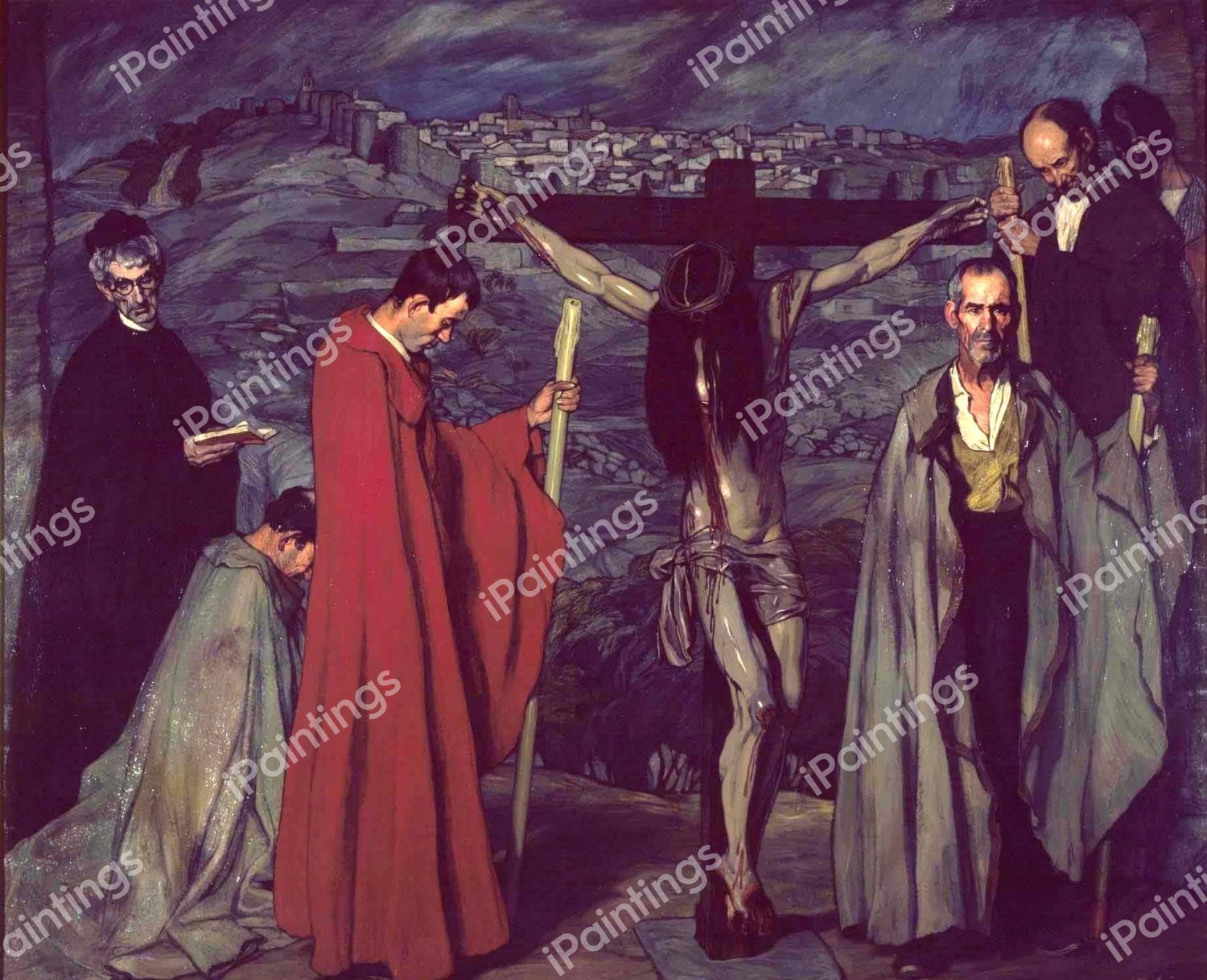 The Blood of Christ, 1911. The painting by Ignacio Zuloaga