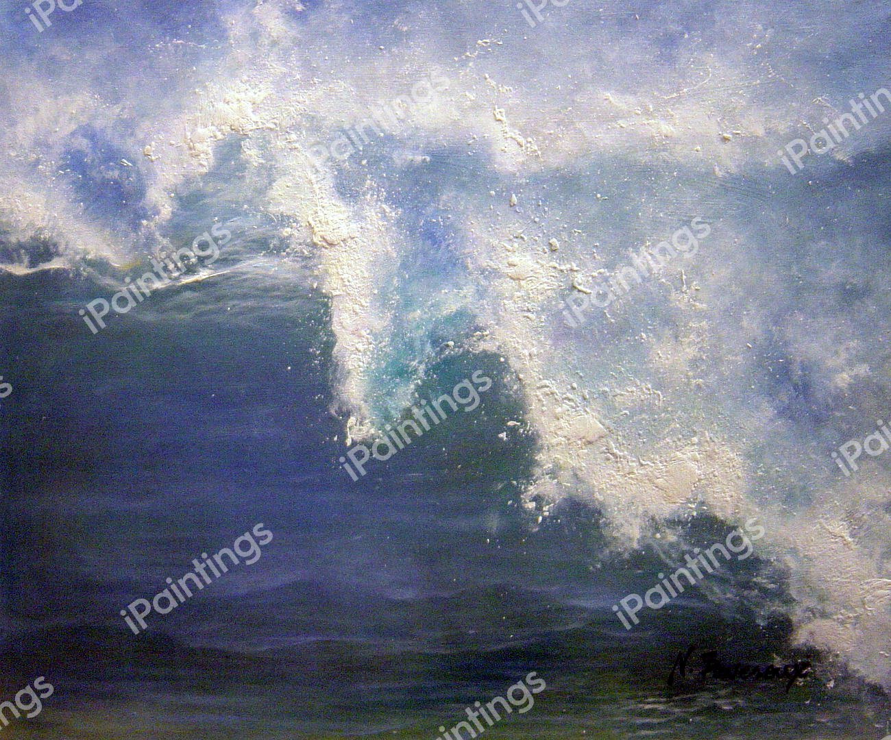 Incredible Wave. The painting by Our Originals
