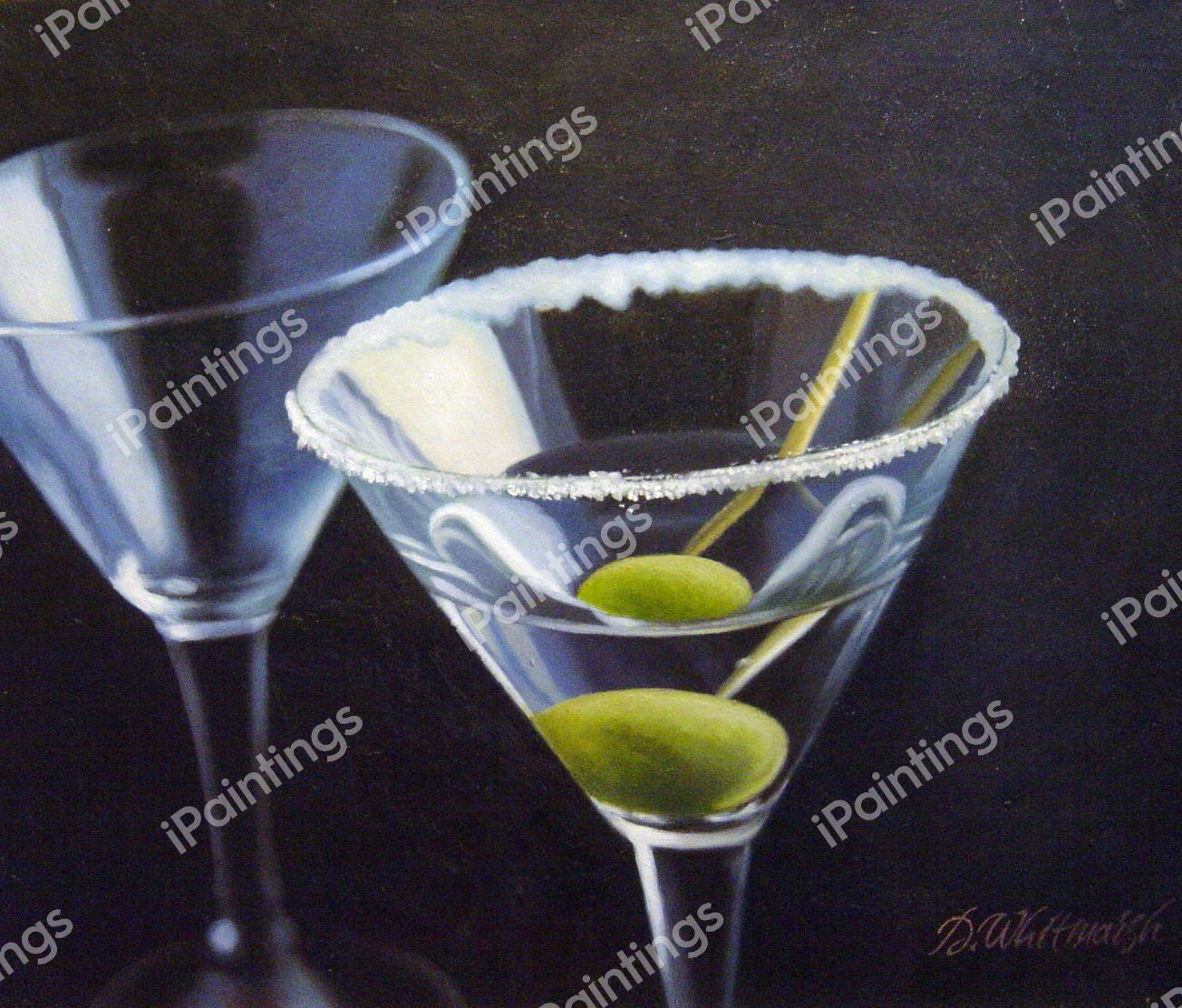 Inviting Martini. The painting by Our Originals