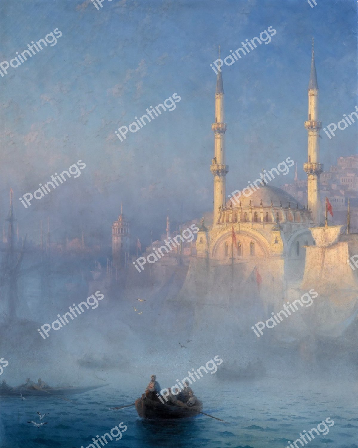 Constantinople. The painting by Ivan Konstantinovich Aivazovsky