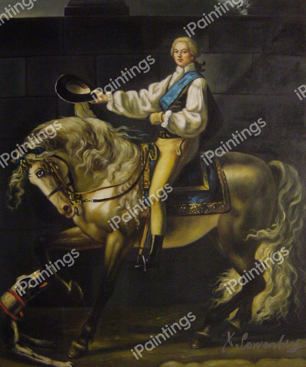 Count Potocki. The painting by Jacques-Louis David