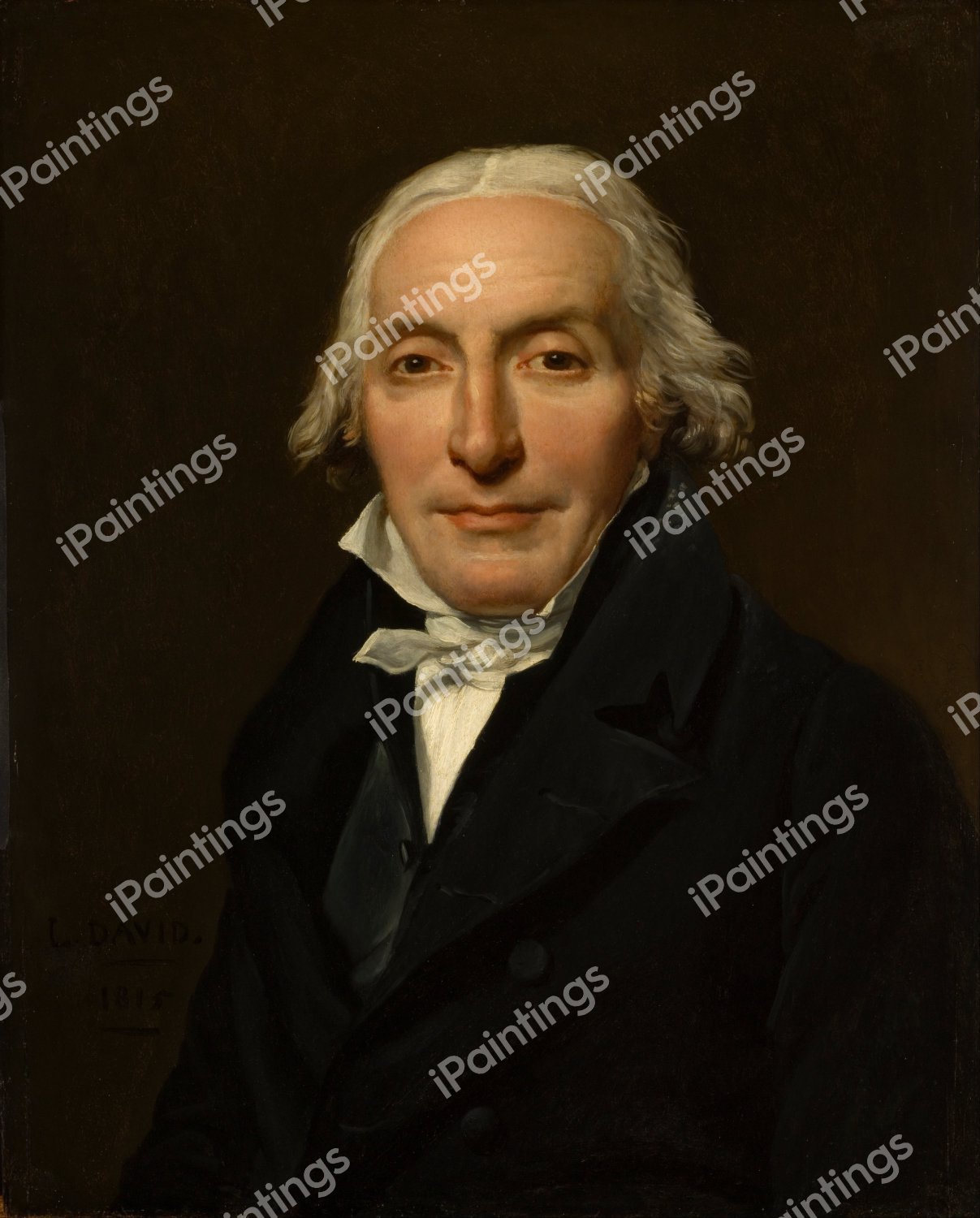 Portrait of Jean-Pierre Delahaye. The painting by Jacques-Louis David