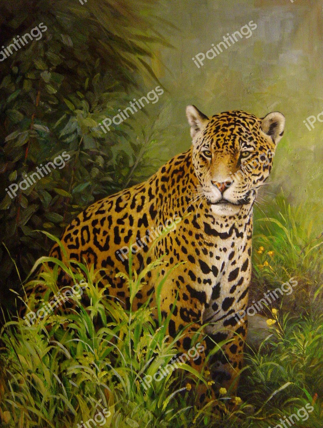 Jaguar Adventure. The painting by Our Originals