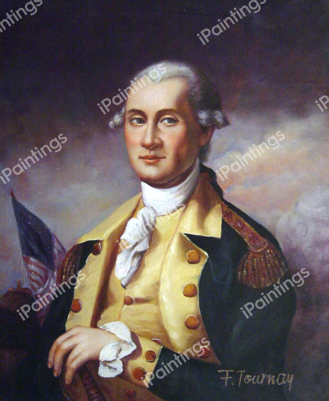 George Washington. The painting by James Peale