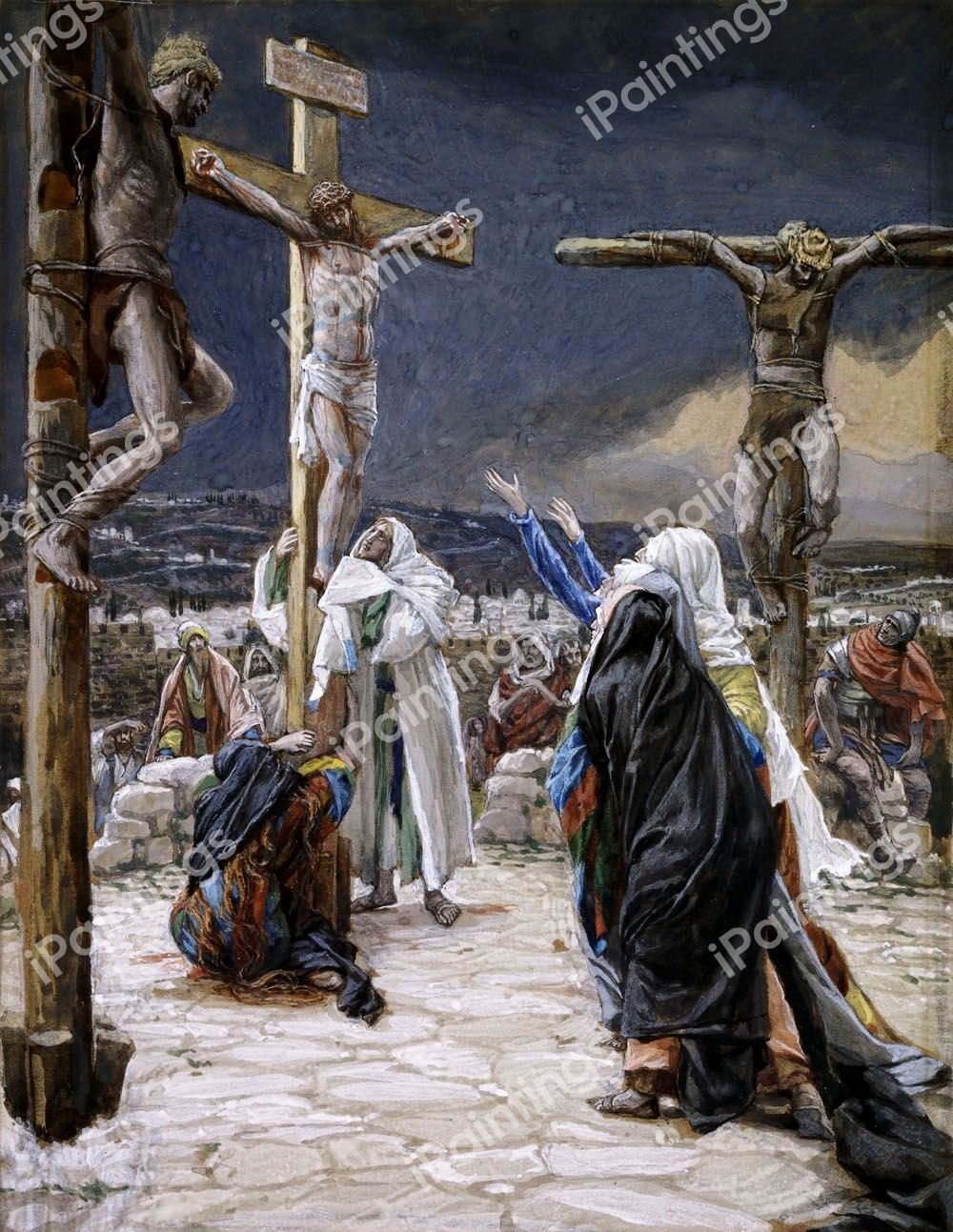 Death of Jesus. The painting by James Tissot