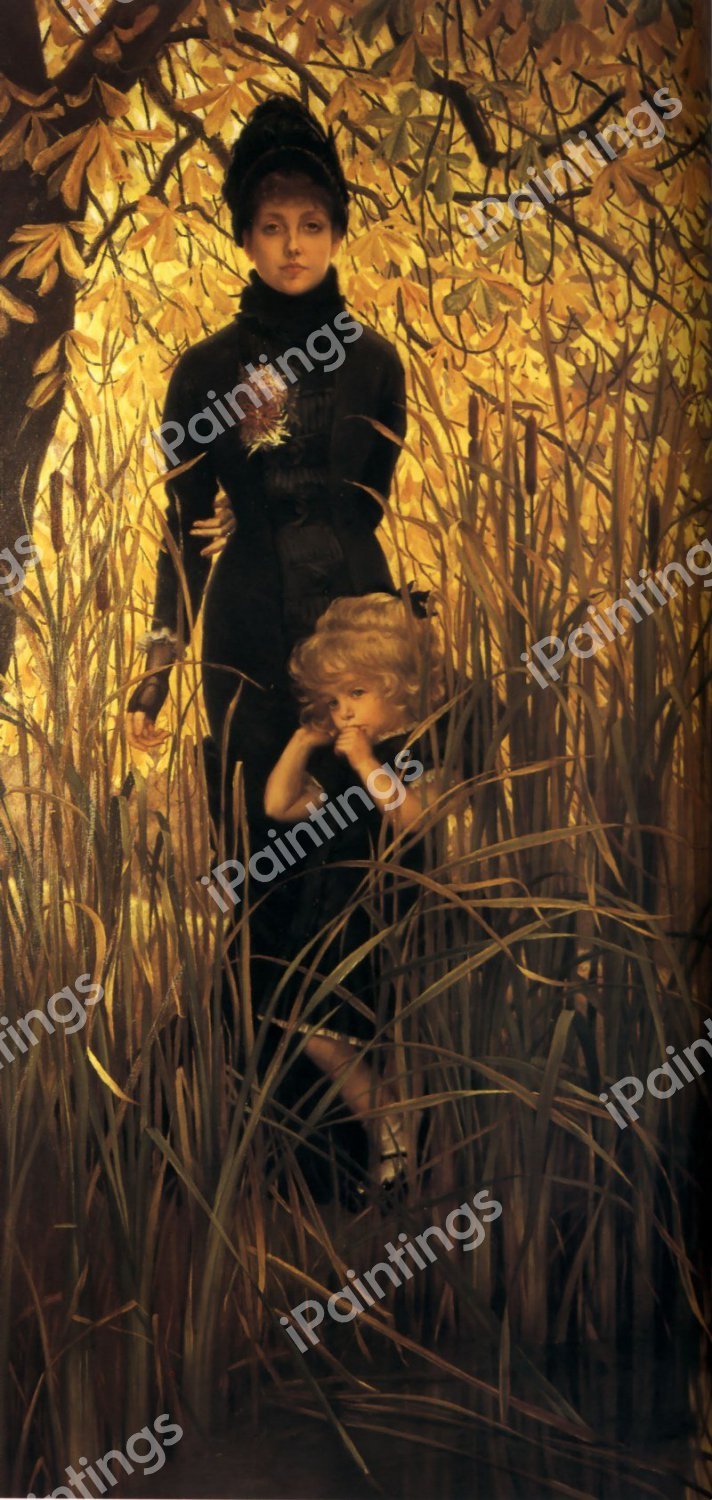 Orphan. The painting by James Tissot