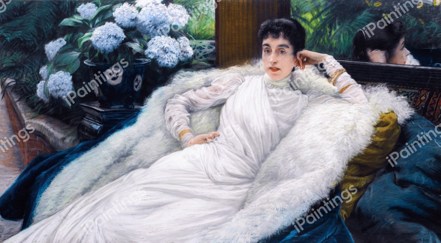 Portrait of Clotilde Briatte, Comtesse Pillet-Will. The painting by James Tissot