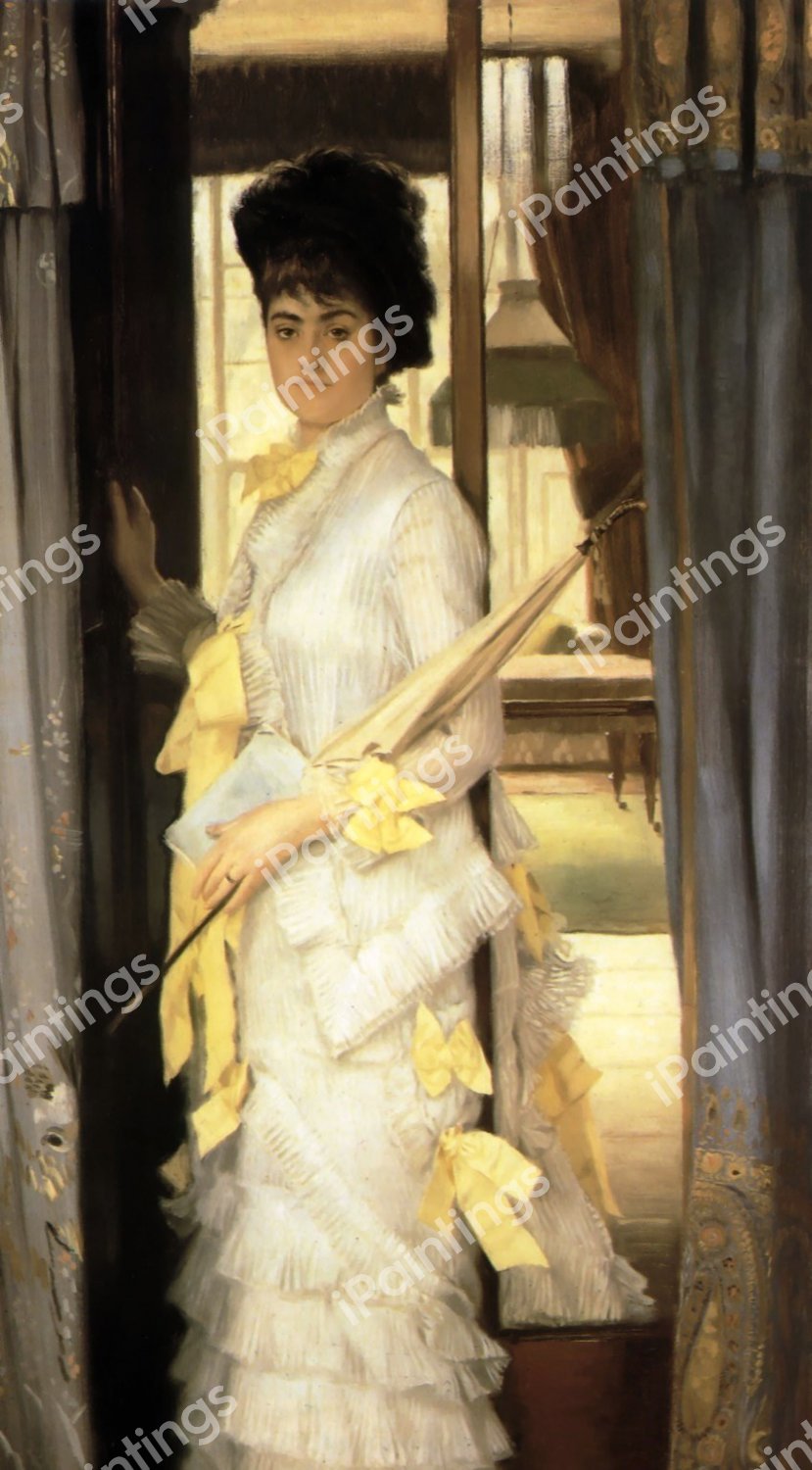 Portrait of Miss Lloyd. The painting by James Tissot