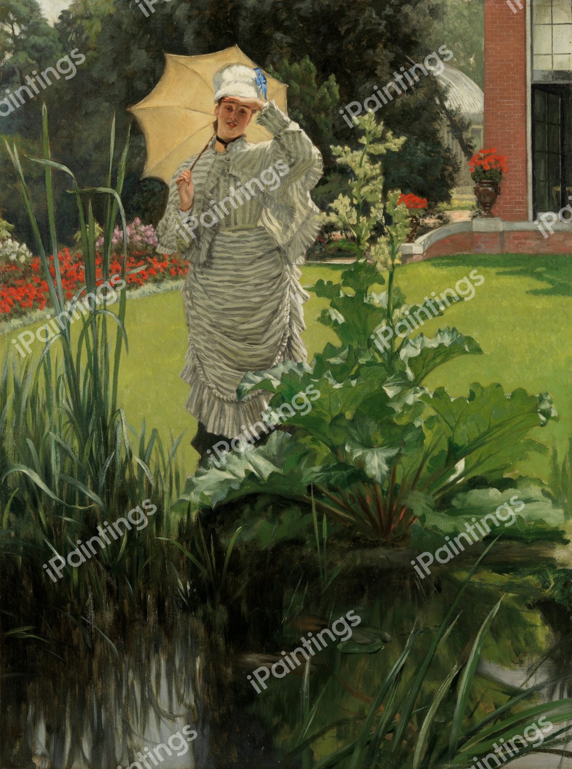 Spring Morning. The painting by James Tissot