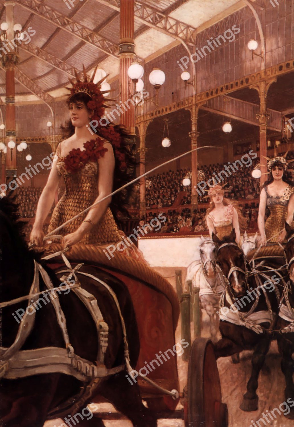 The Ladies of the Cars. The painting by James Tissot