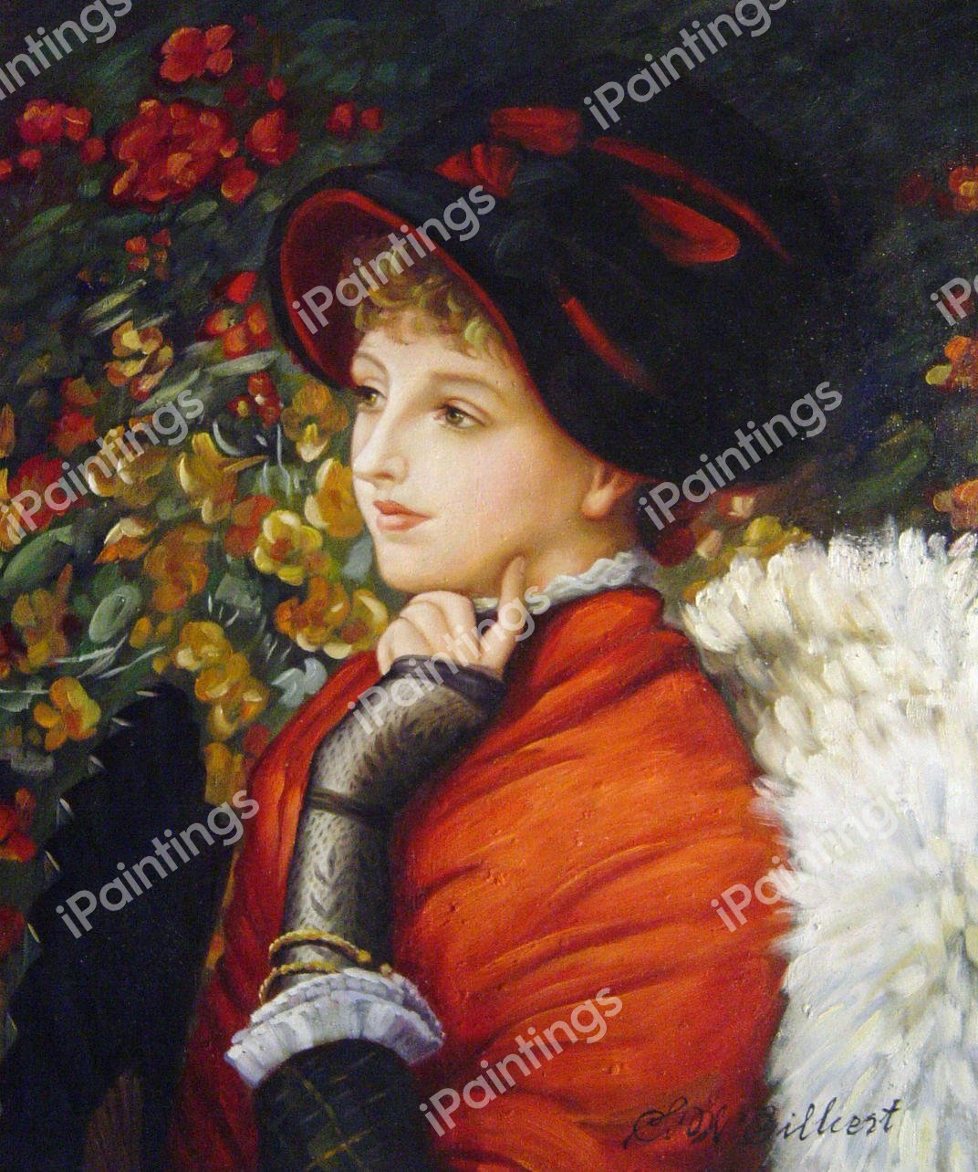 Type Of Beauty. The painting by James Tissot