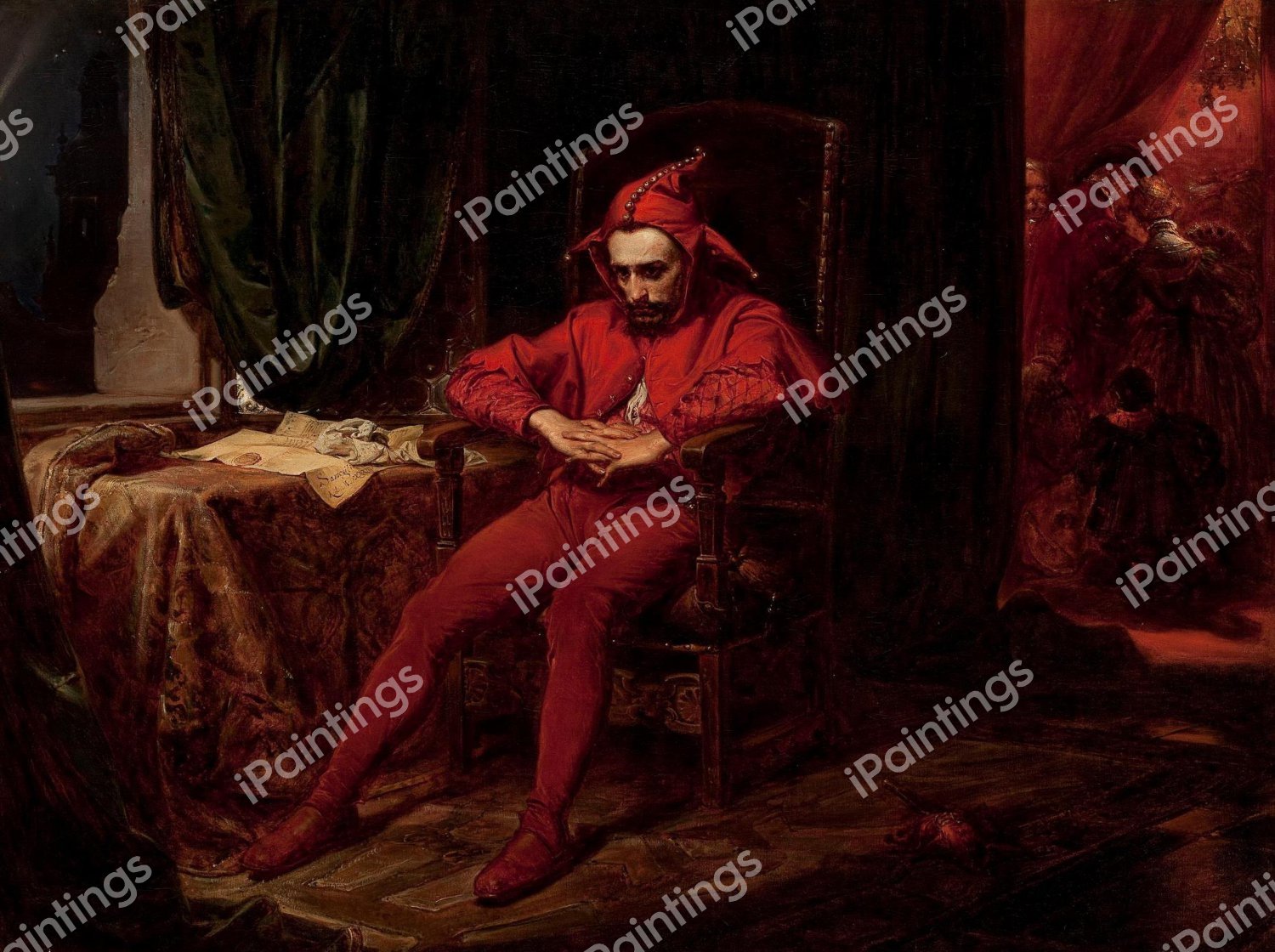 Stanczyk. The painting by Jan Matejko