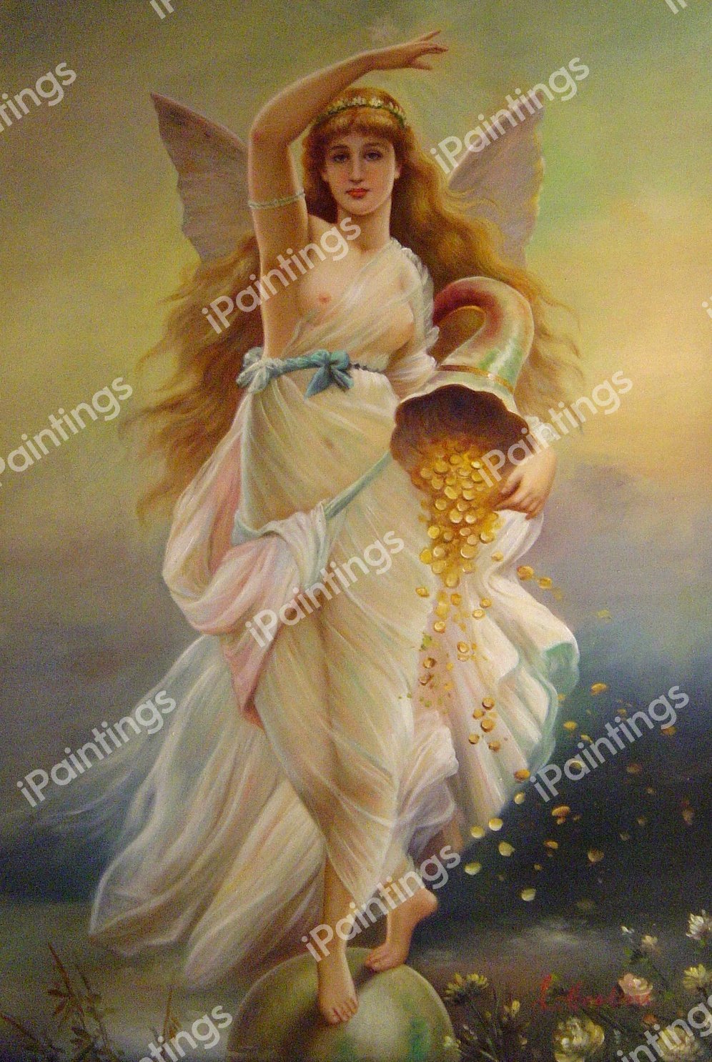 Fortuna. The painting by Jean Francois Bernard