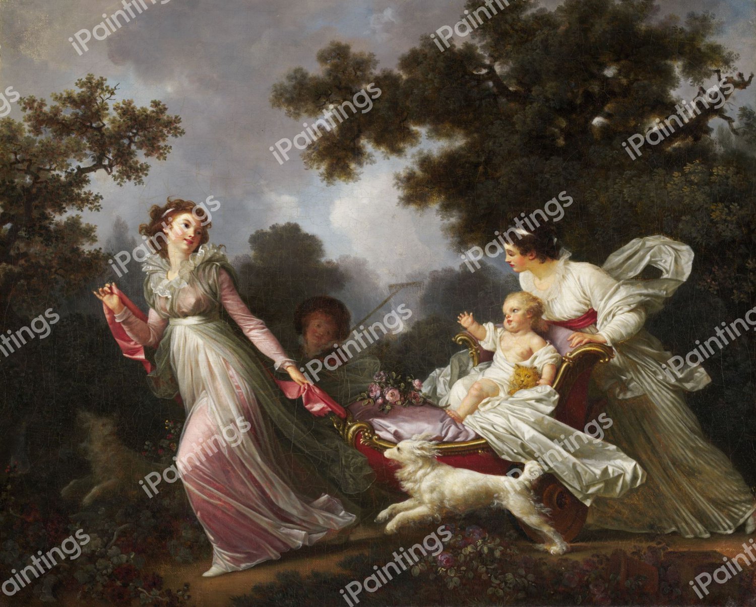The Beloved Child. The painting by Jean-Honore Fragonard