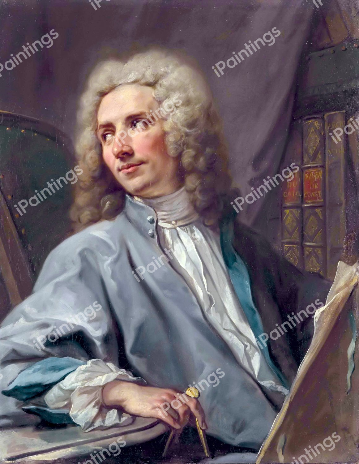 Pierre Vigne, called Vigne de Vigny. The painting by Jean II Restout