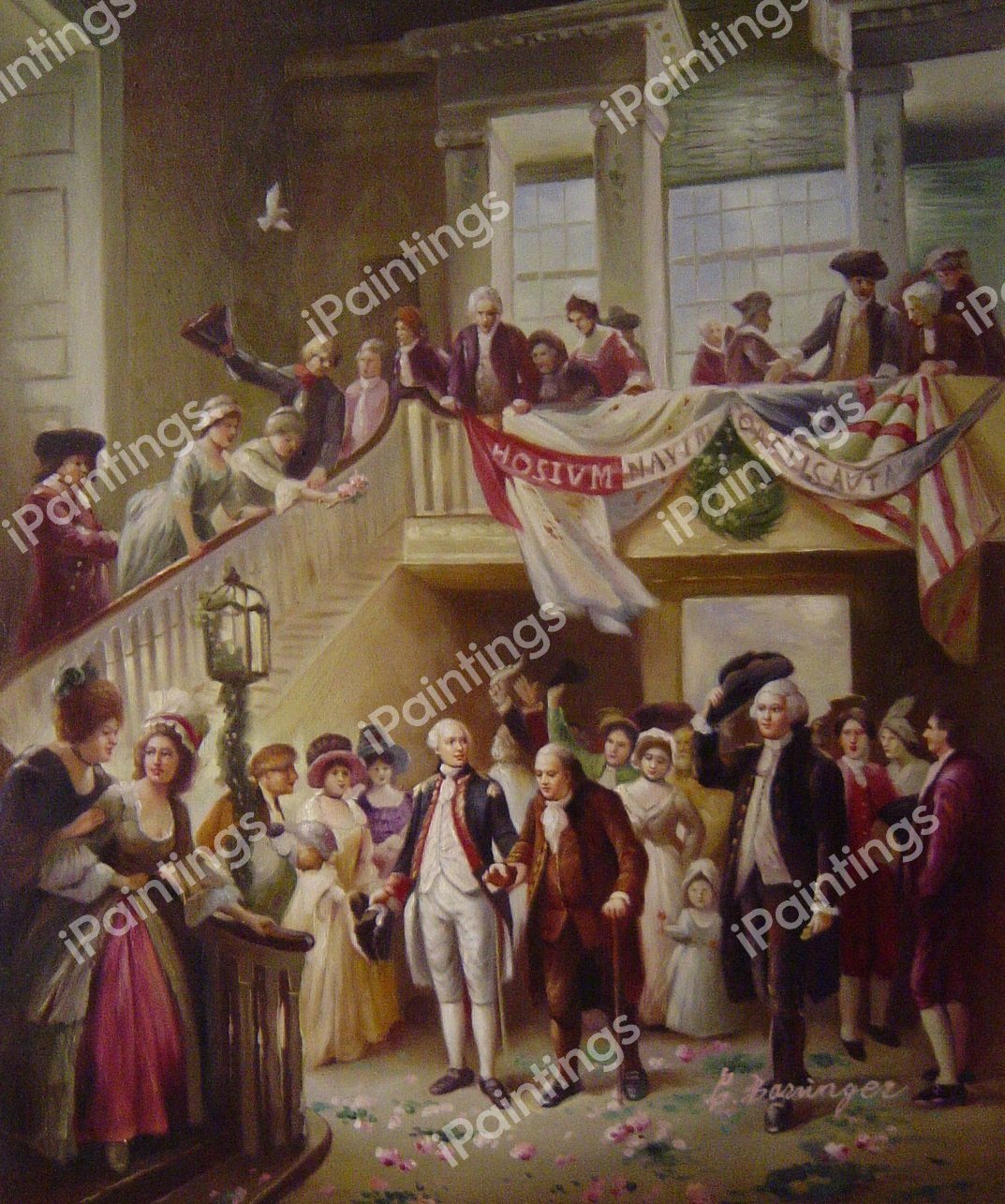 Constitutional Convention. The painting by Jean Leon Gerome Ferris