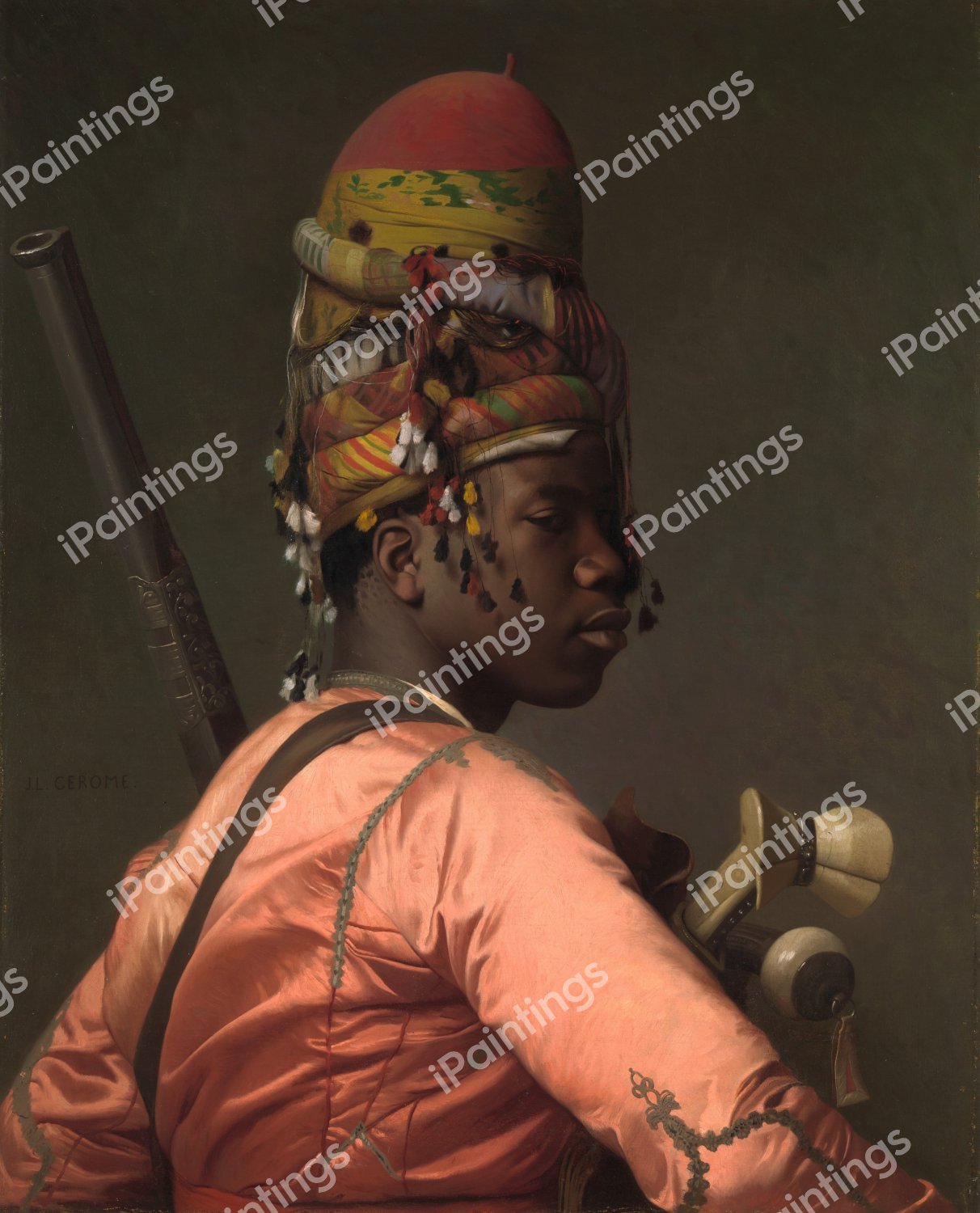 Bashi-Bazouk. The painting by Jean-Leon Gerome
