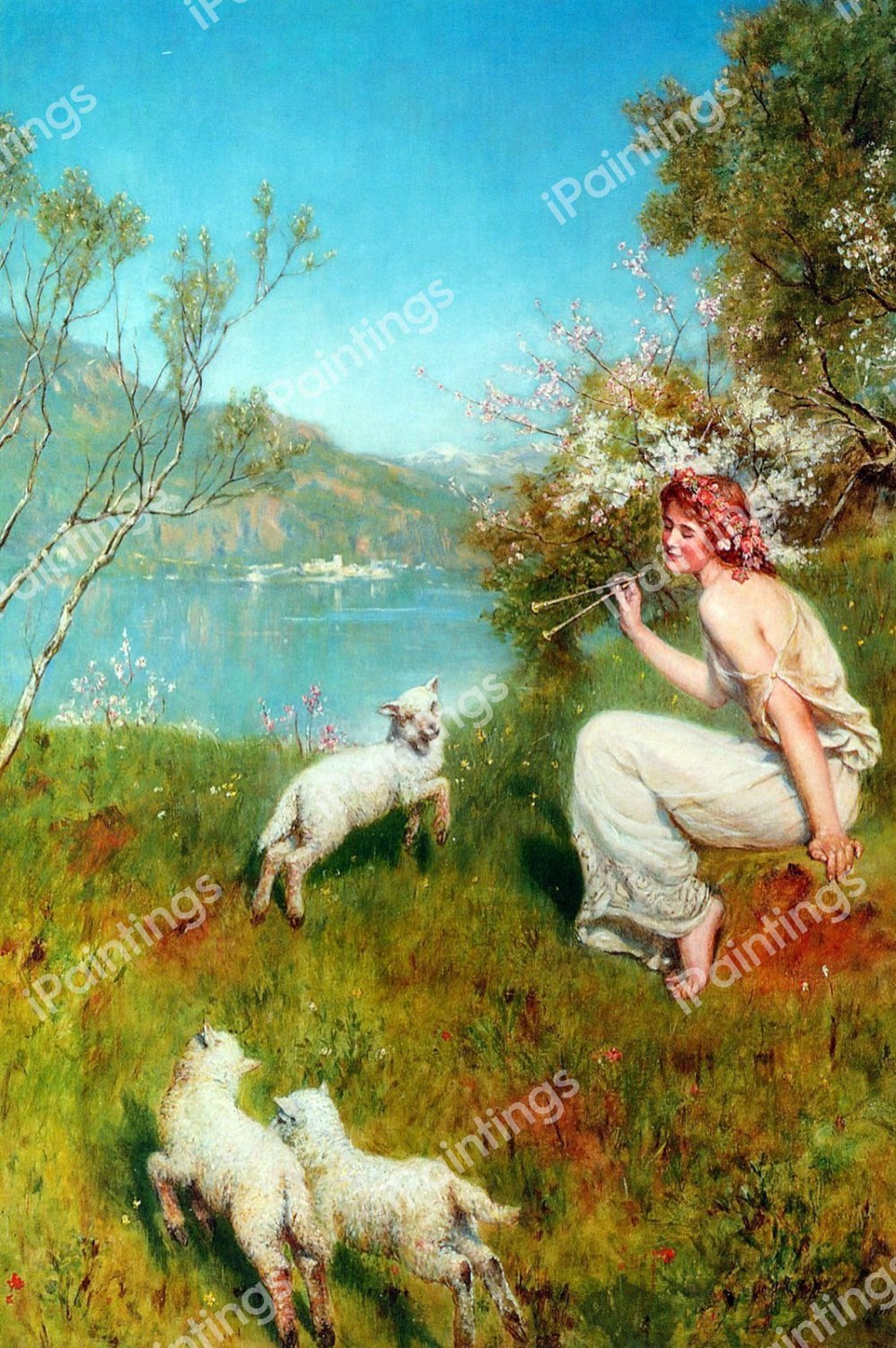 Spring. The painting by John Collier