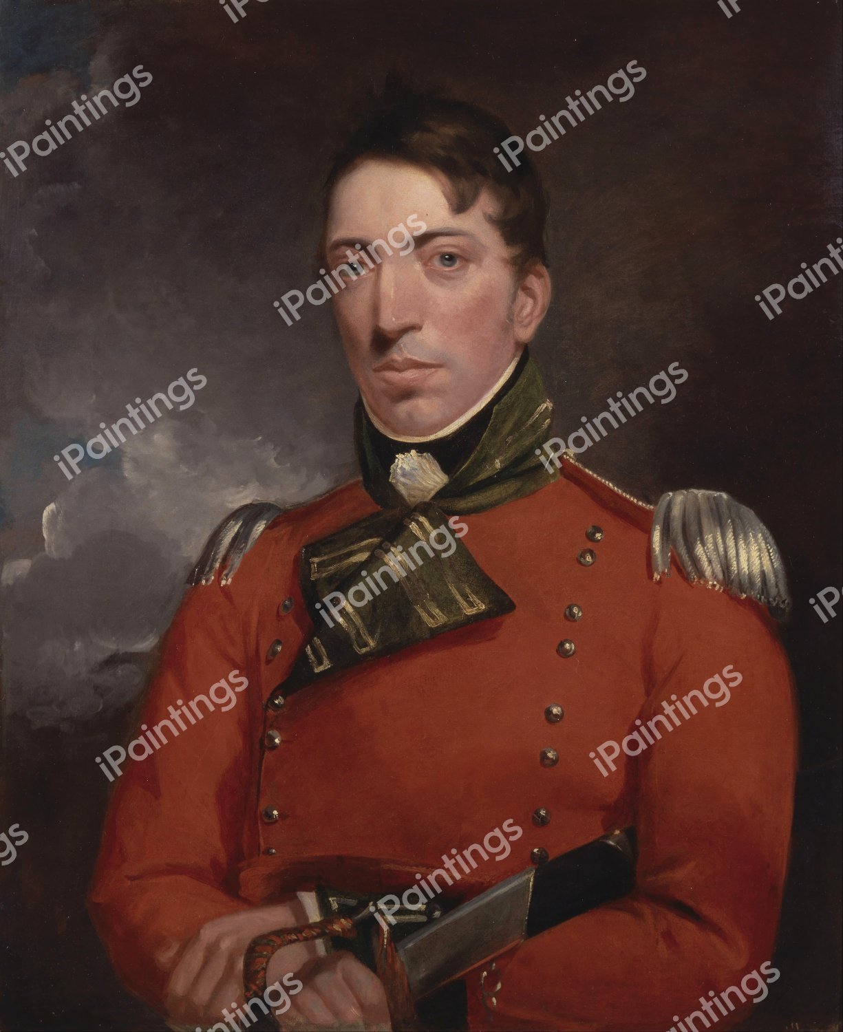 Captain Richard Gubbins. The painting by John Constable