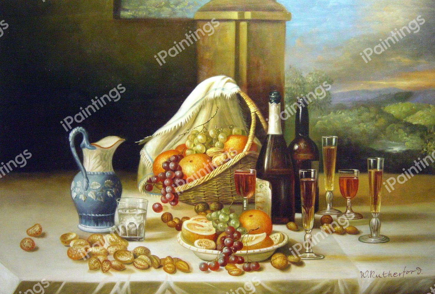 A Luncheon Still Life. The painting by John Francis