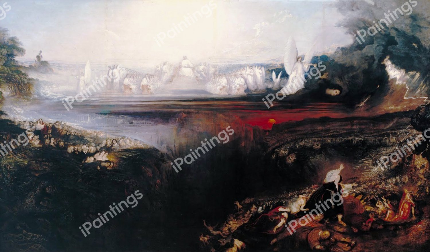 The Last Judgment. The painting by John Martin