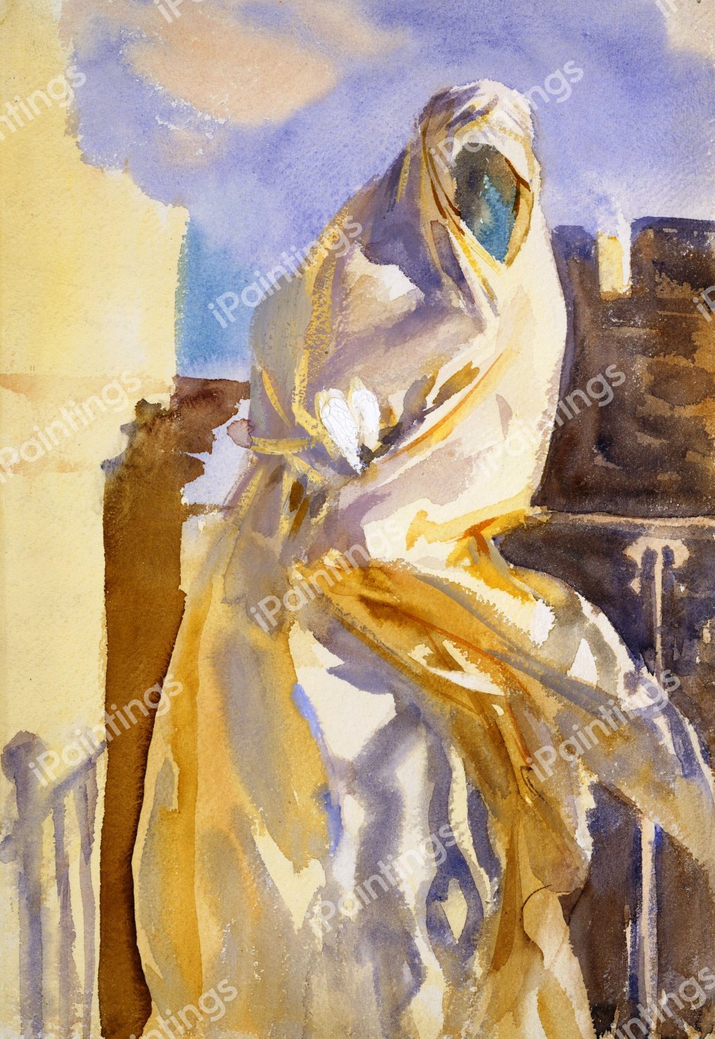Arab Woman. The painting by John Singer Sargent